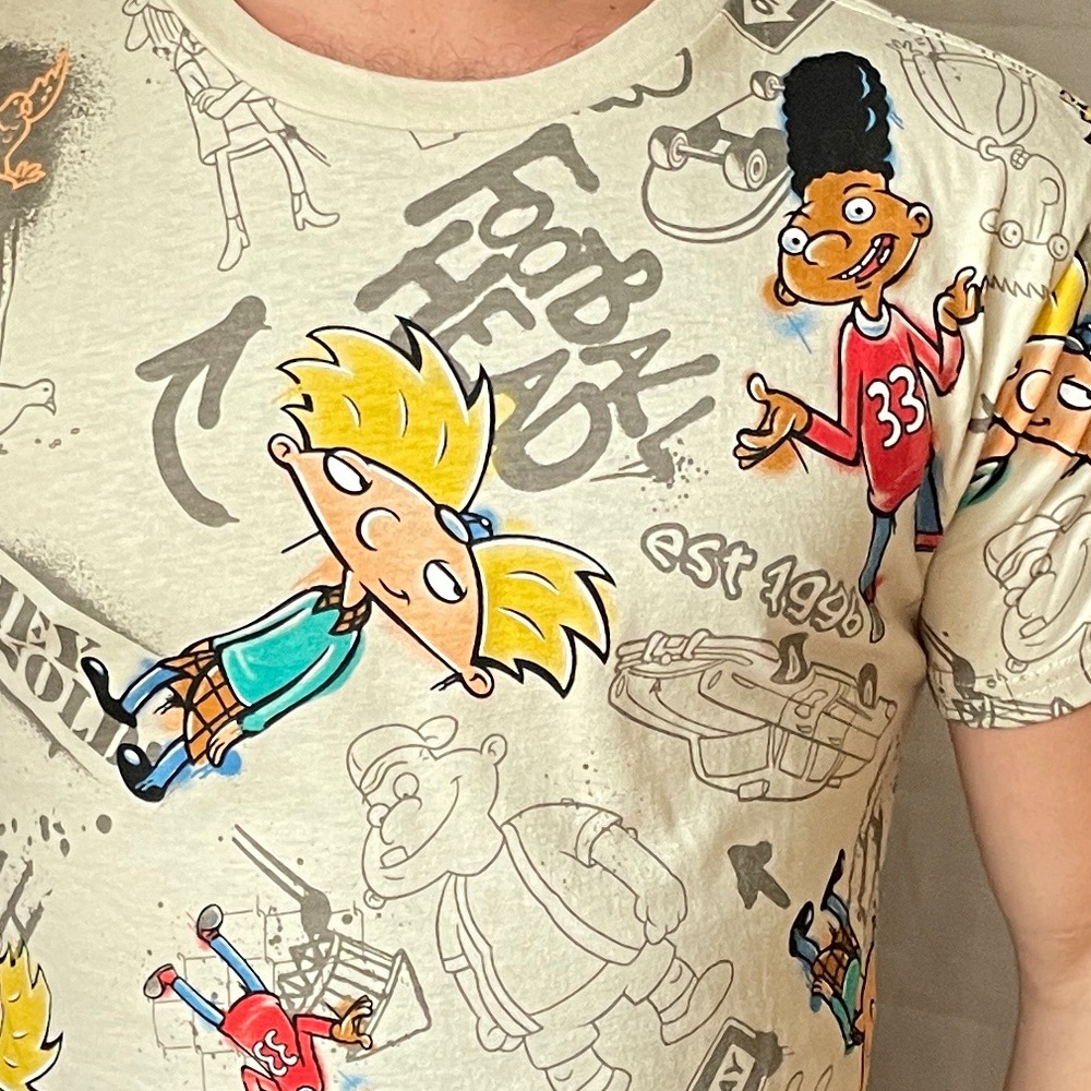 Hey Arnold! Nickelodeon T-shirt, size M - Picture 4 of 5